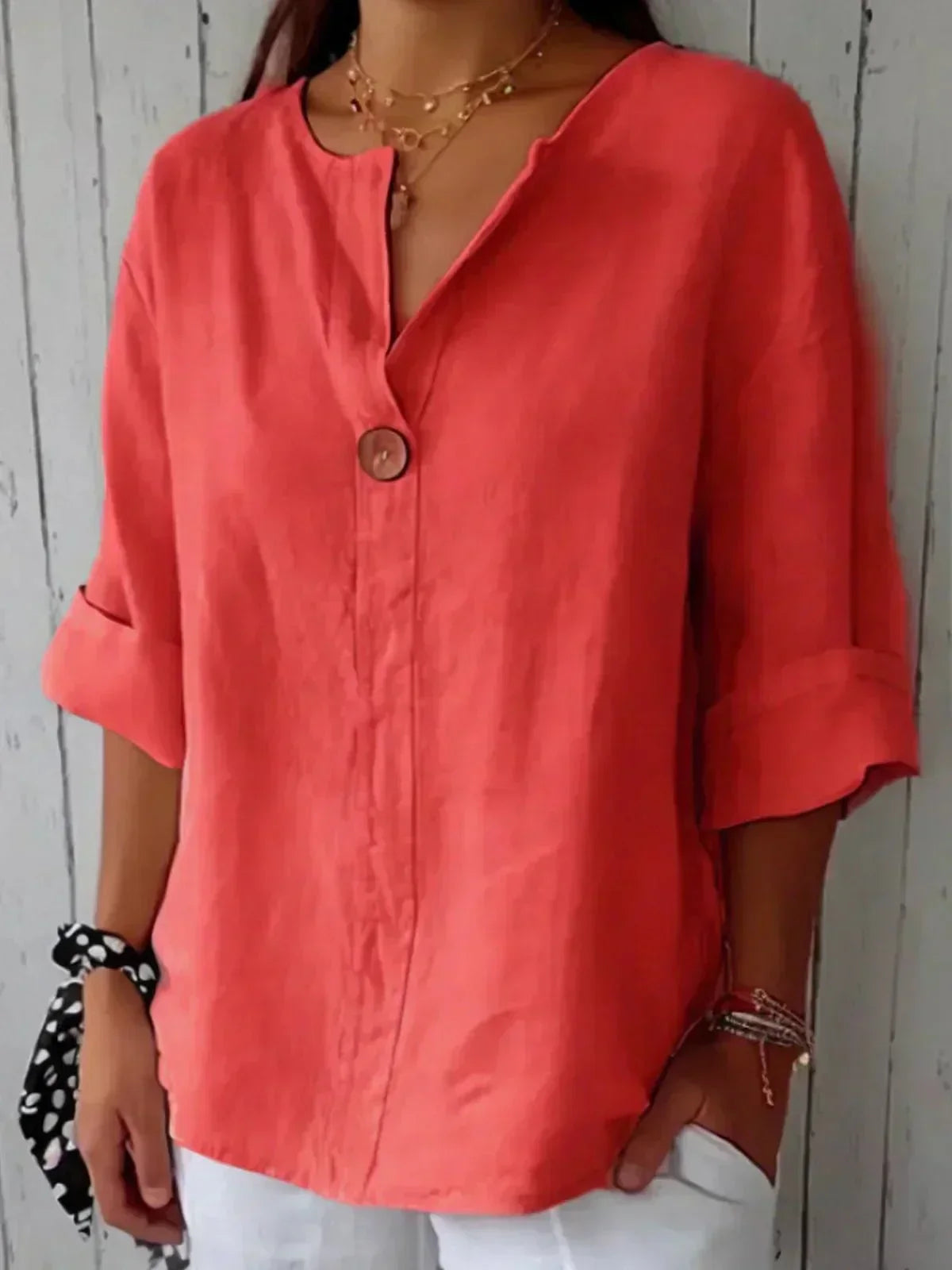 Amara™ Easygoing V-Neck Tee