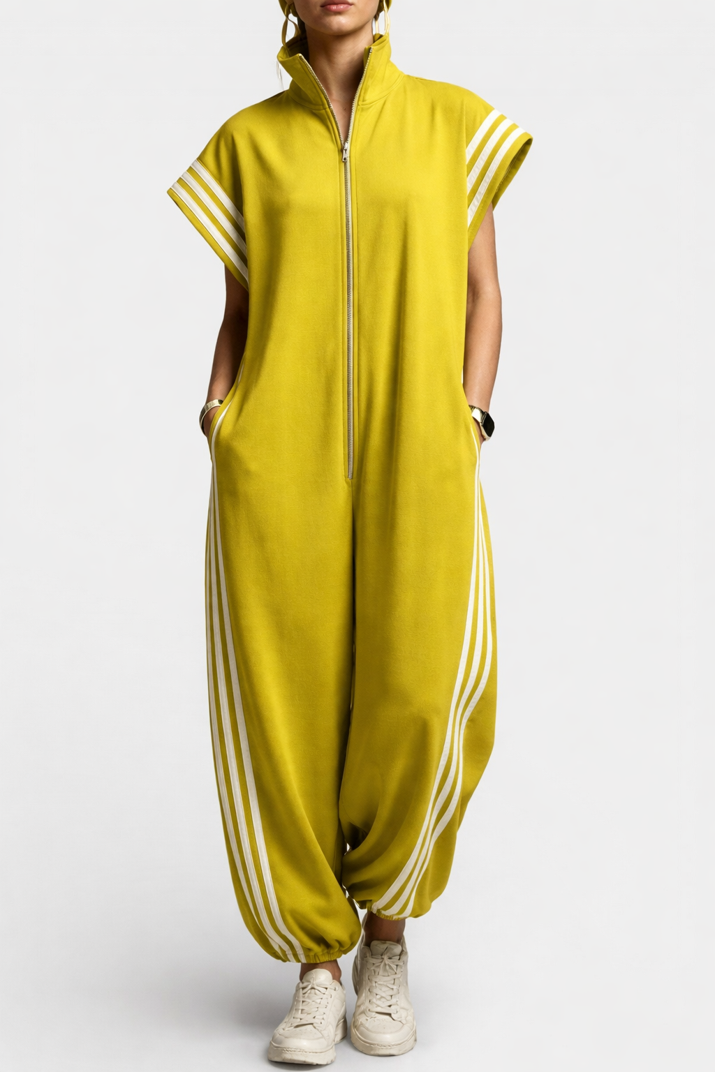 Cheyenne™ Women's Zip Neck Jumpsuit with Stylish Design