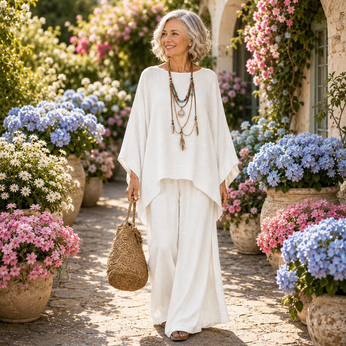 Isabelle™ Chic Elegant Two-Piece Set with Flowy Skirt and Top