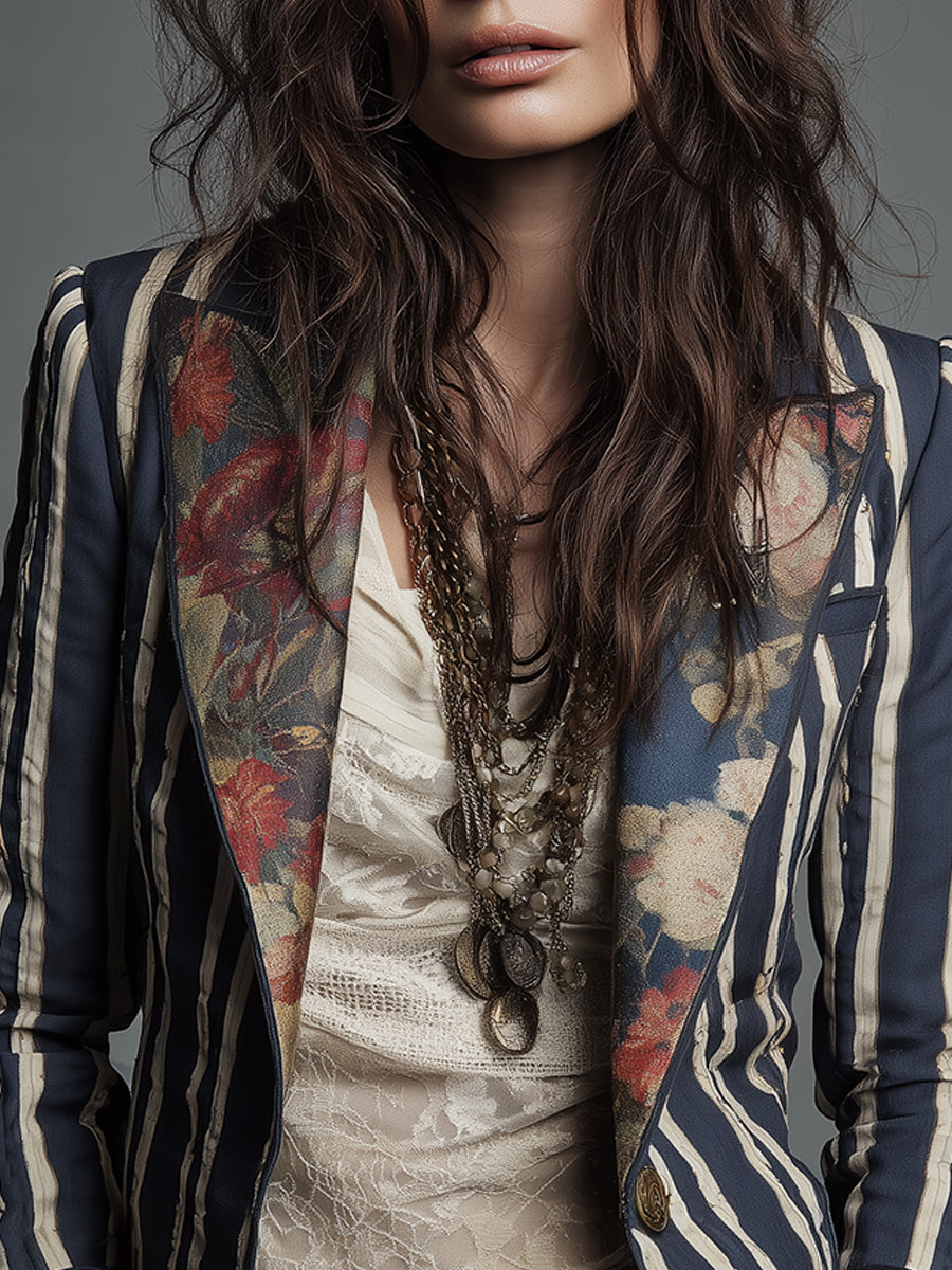 Eden™ Boho Striped Blazer