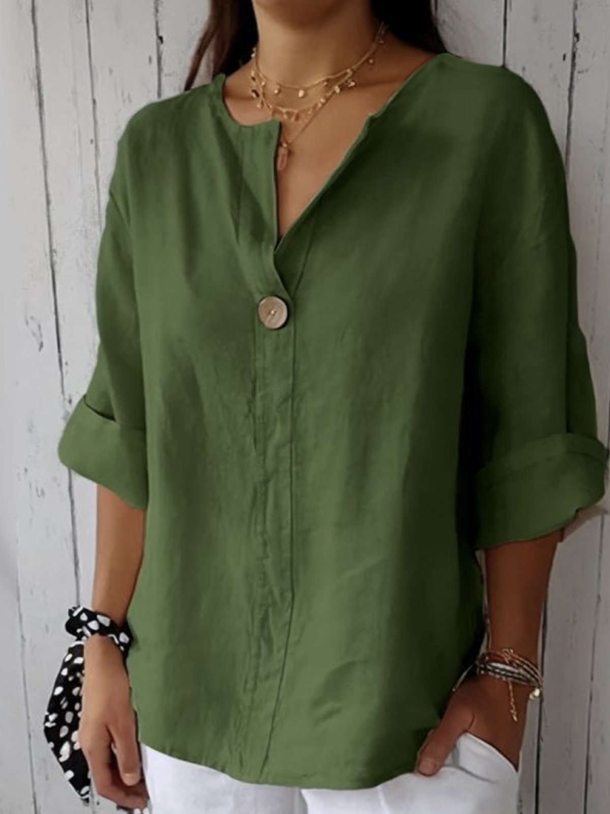 Amara™ Easygoing V-Neck Tee