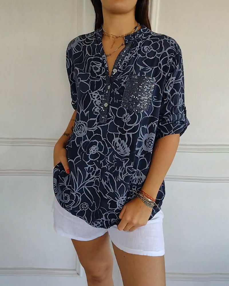 Holly™ Floral Pattern Top