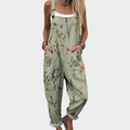 Floral Garden Print Overalls for a Vibrant Outdoor Look