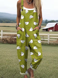 Coop Stroll Floral Print Jumpsuit with Adjustable Straps