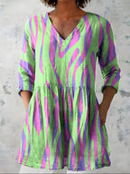 Lyla | V-Neck Long Blouse