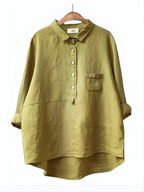 Stella™ Women's Long Sleeve Linen Blouse