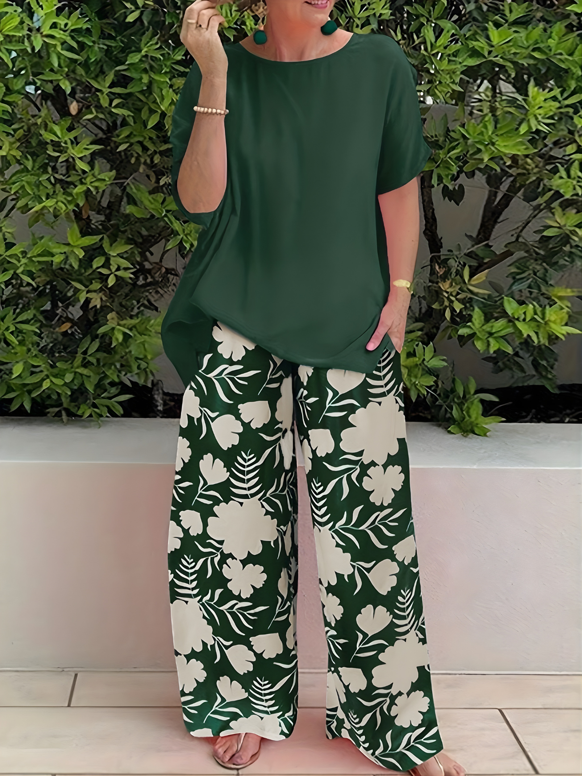 Aurora™ Elegant Two-Piece Set with Chic Cutout Design