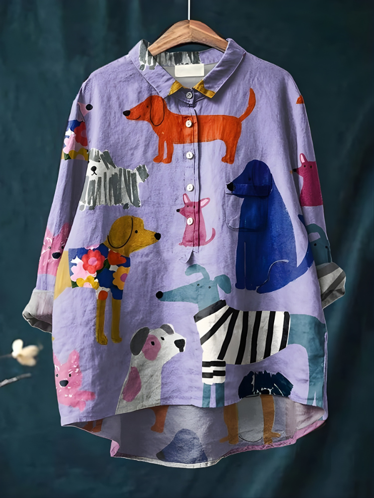 Tresha™ Fun Patterned Blouse