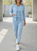 Giuliana™ Cozy Three-Piece Lounge Set with Soft Knit Fabric