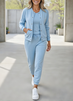 Giuliana™ Cozy Three-Piece Lounge Set with Soft Knit Fabric