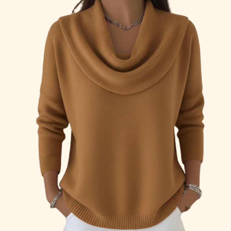 Gwen™ Chic Collared Knit Sweater
