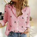 Leah™ Long Sleeve Cotton Blouse