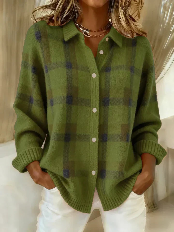 Salome™ Ultra-Soft Plaid Button-Up Shirt