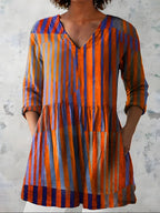 Amaia | V-Neck Long Blouse