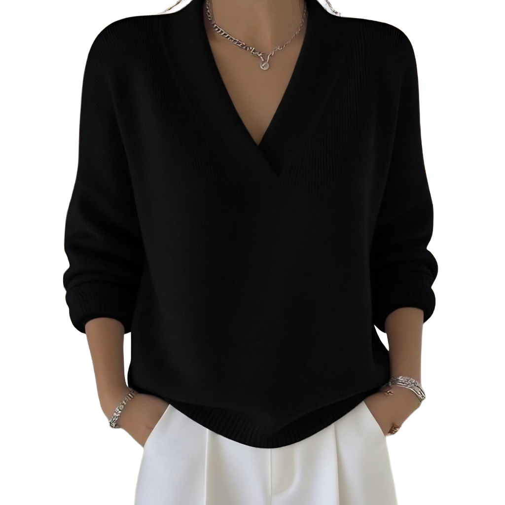 Maggie™ Easy V-Neck Sweater