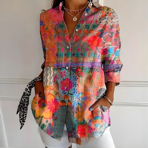 Arleth™ Vibrant Print Blouse