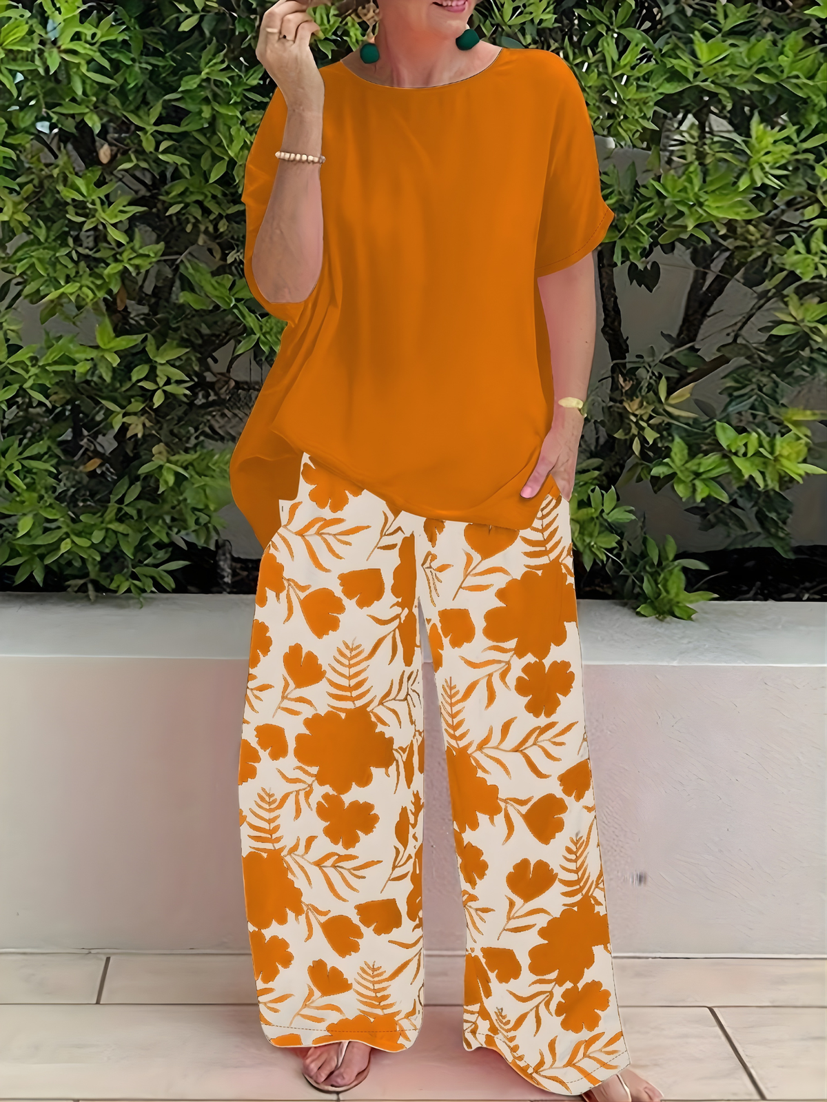Aurora™ Elegant Two-Piece Set with Chic Cutout Design