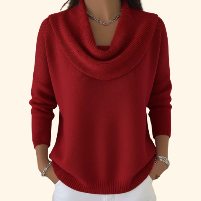 Gwen™ Chic Collared Knit Sweater