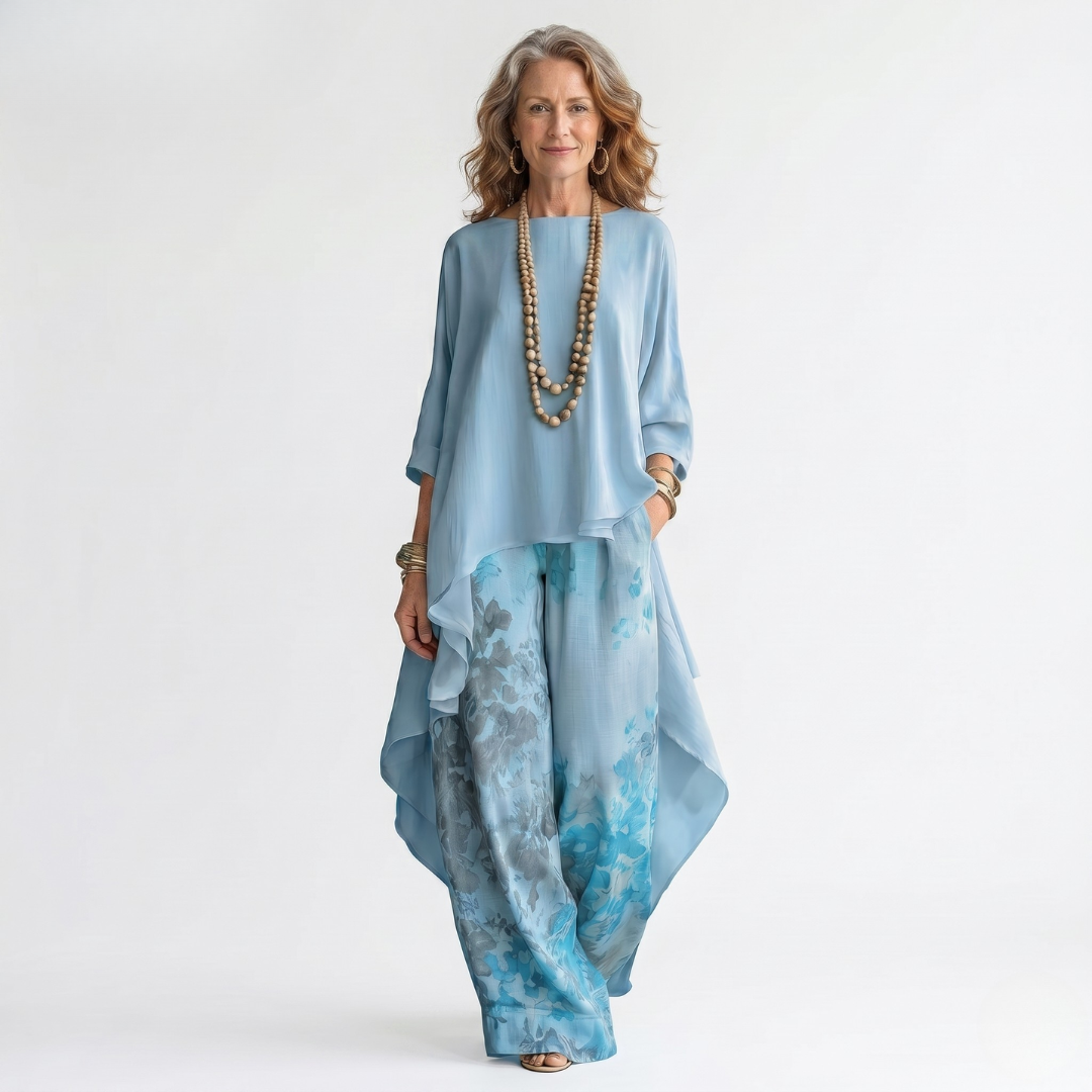 Ivy™ Chic Two-Piece Set with Elegant Cut-Out Details