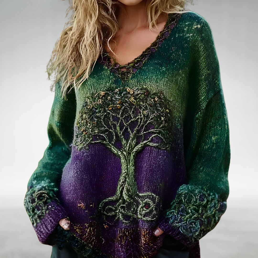 Della™ Bohemian Knit Sweater