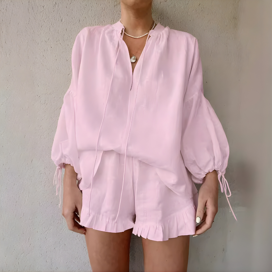 Terry™ Casual Chic Summer Two-Piece Outfit Set