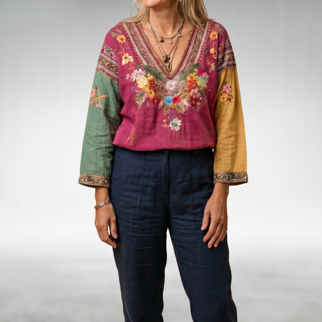 Clara™ Bohemian Comfort Blouse