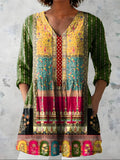Melody | V-Neck Long Blouse