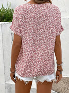 Amira™ - Floral Print Button-Up Shirt