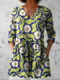 Stephanie | V-Neck Long Blouse