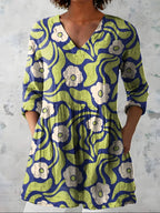 Stephanie | V-Neck Long Blouse