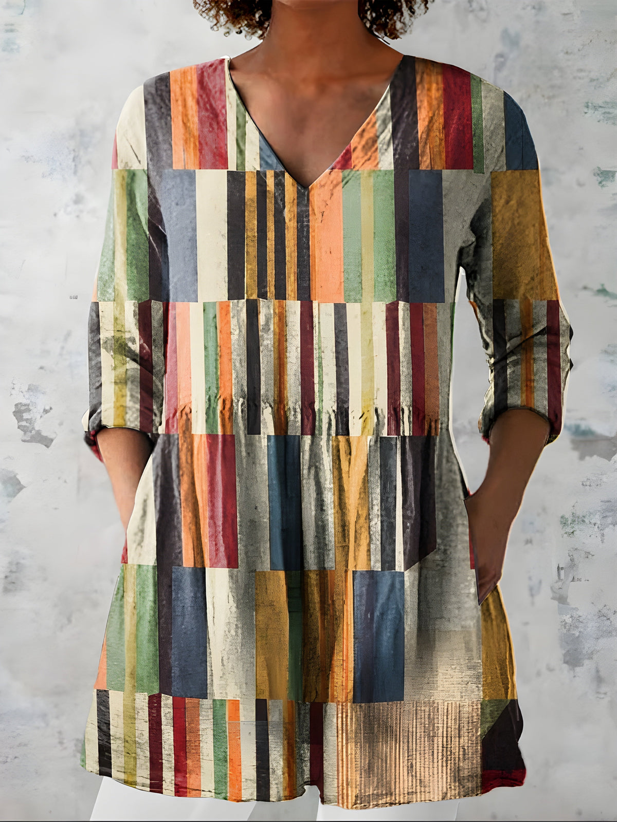 Willow | V-Neck Long Blouse