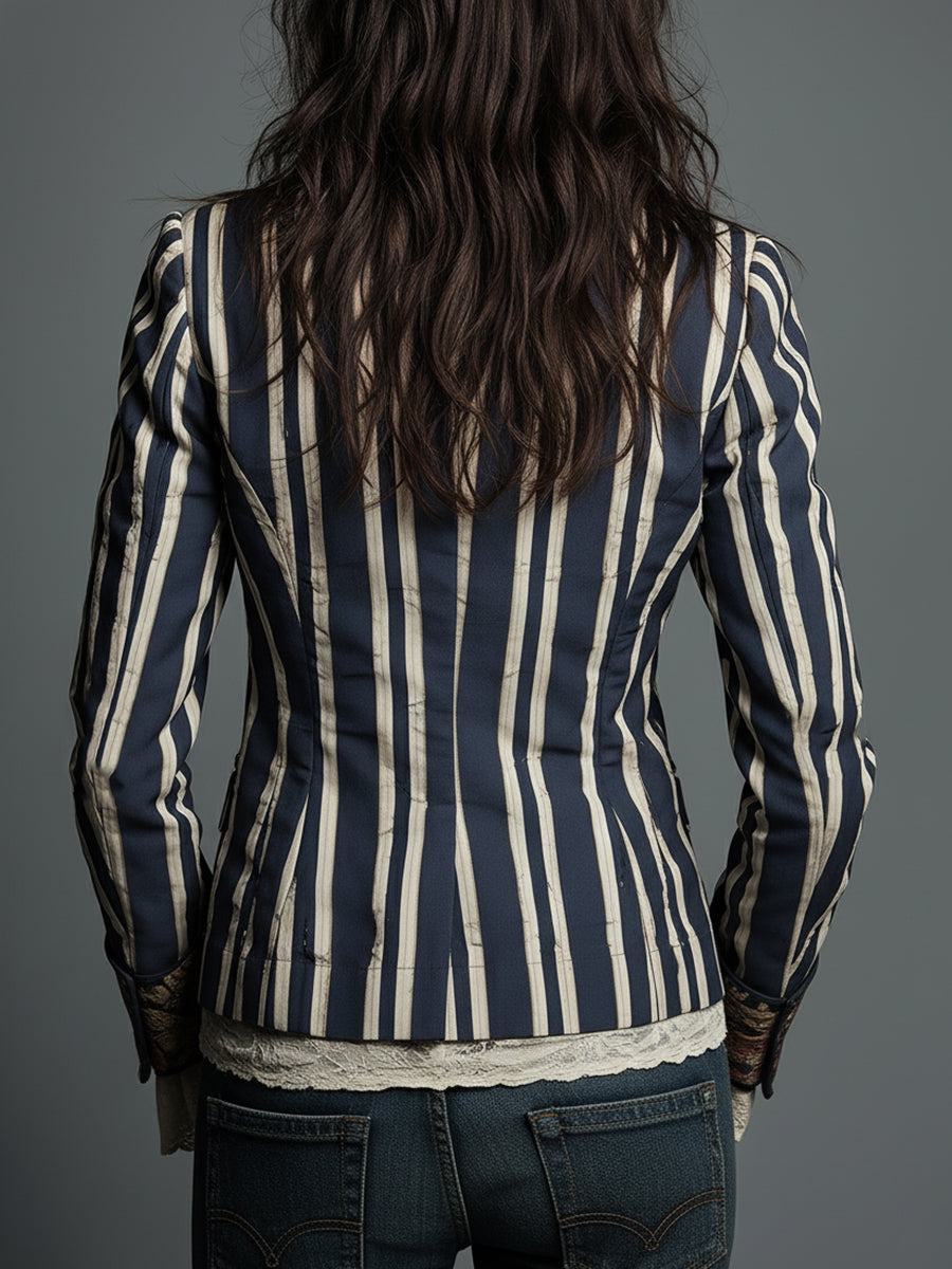 Eden™ Boho Striped Blazer