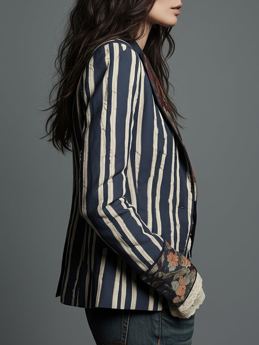Eden™ Boho Striped Blazer