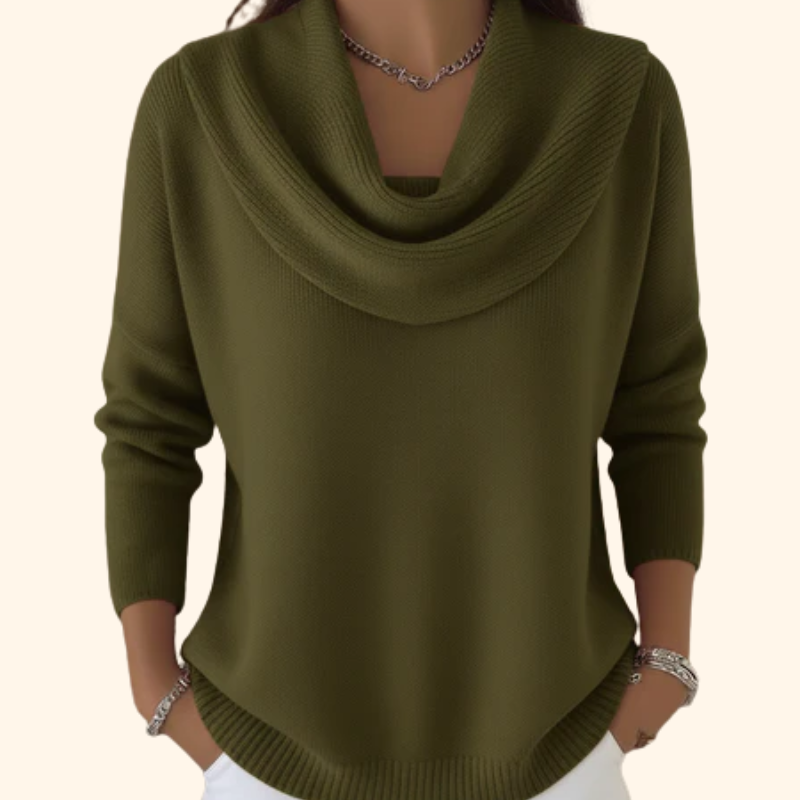Gwen™ Chic Collared Knit Sweater