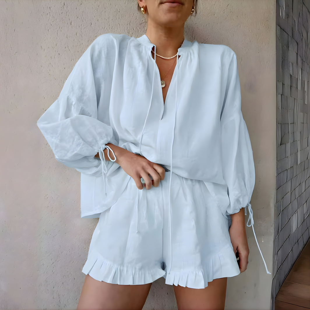 Terry™ Casual Chic Summer Two-Piece Outfit Set