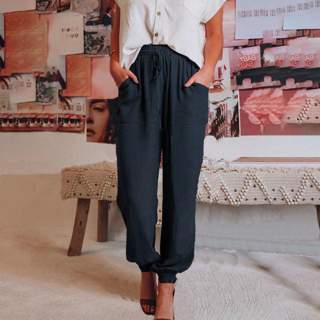 Coral | Effortlessly Comfortable Fluid Pants