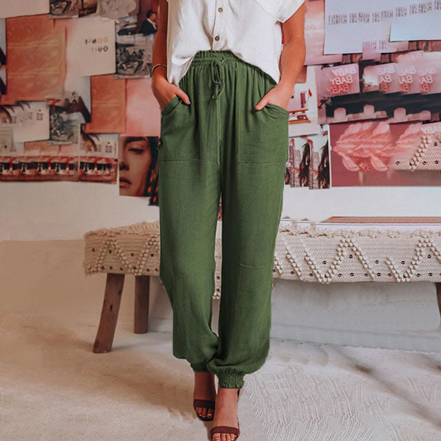 Coral | Effortlessly Comfortable Fluid Pants
