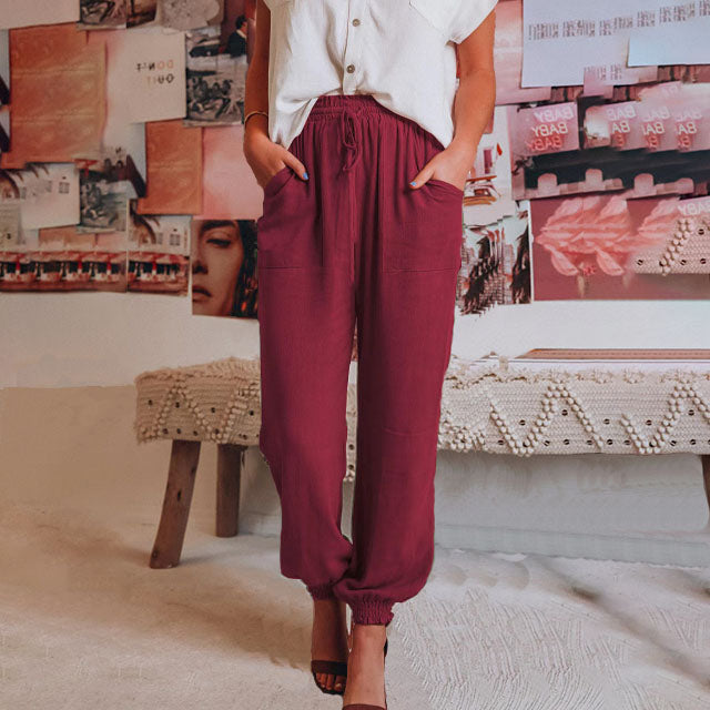 Coral | Effortlessly Comfortable Fluid Pants