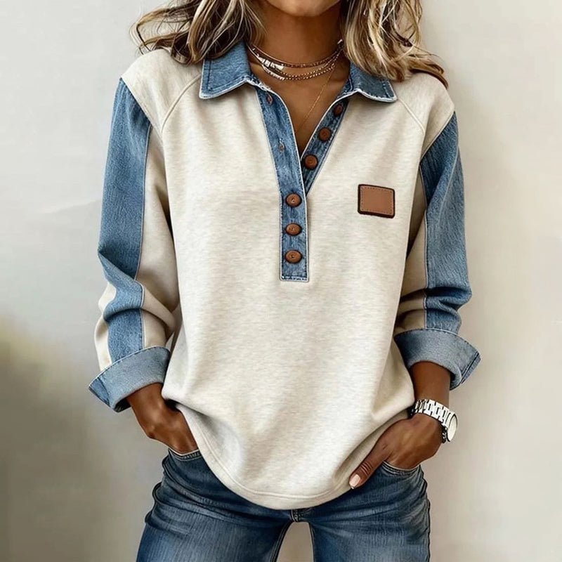 Hadley™ Retro Button-Up Sweatshirt