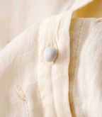 Clarice™ Cotton Blouse with Elegant Embroidery