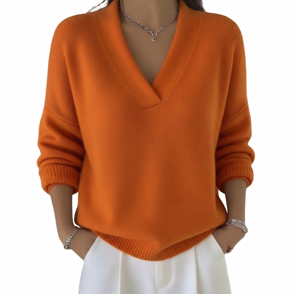 Maggie™ Easy V-Neck Sweater