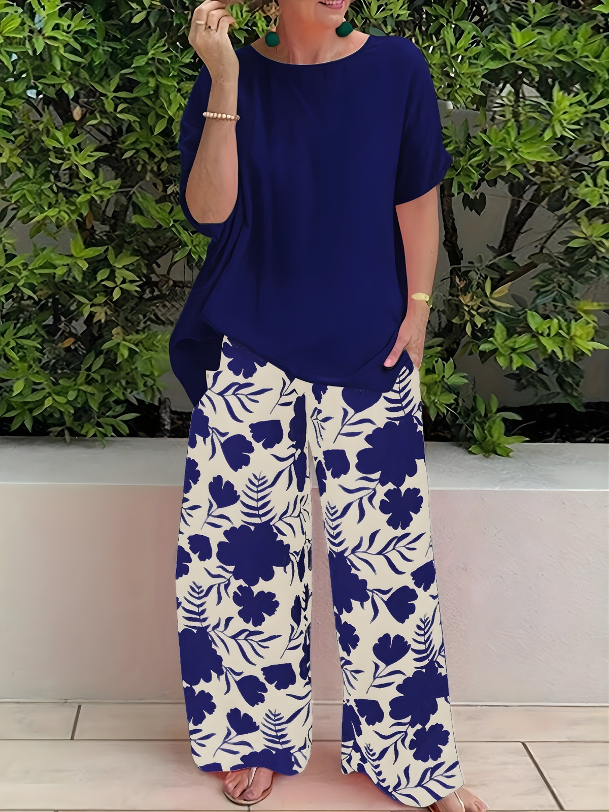 Aurora™ Elegant Two-Piece Set with Chic Cutout Design