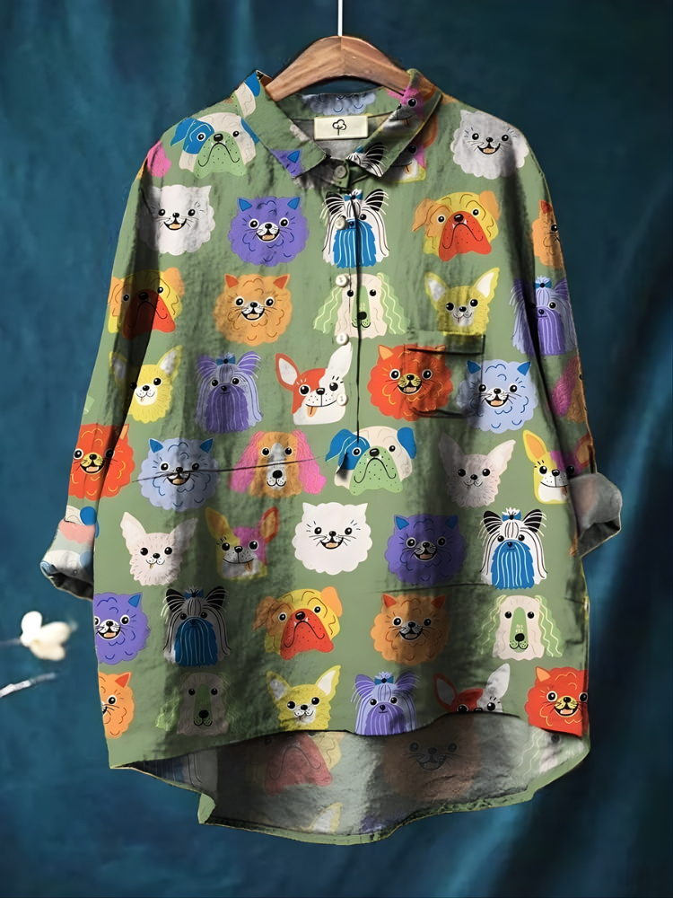 Tresha™ - Fun Patterned Blouse