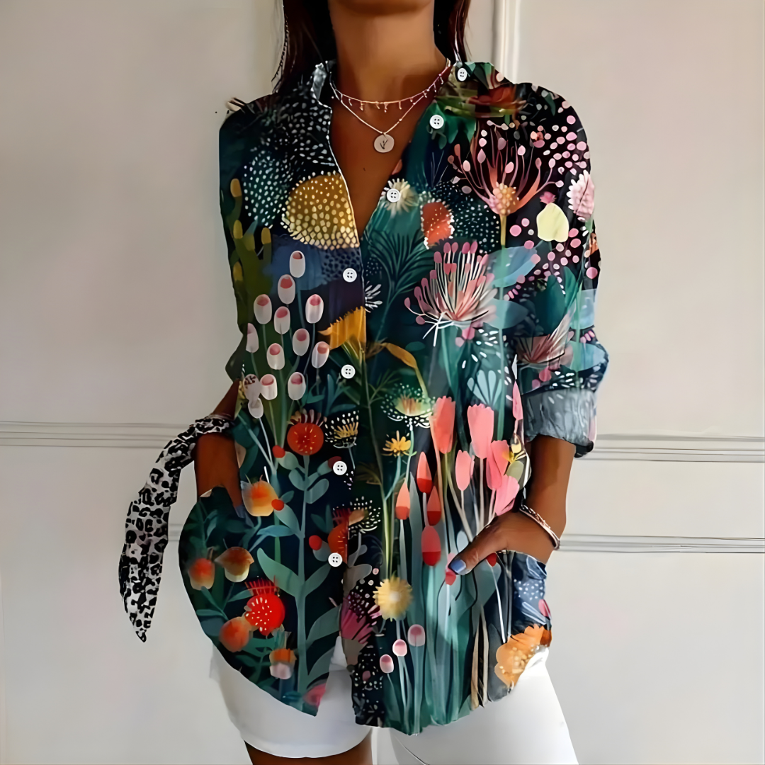 Arleth™ Vibrant Print Blouse