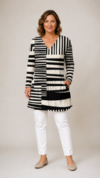 Sienna | V-Neck Long Blouse
