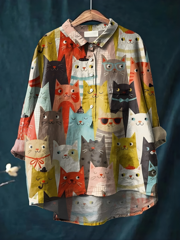 Tresha™ - Fun Patterned Blouse