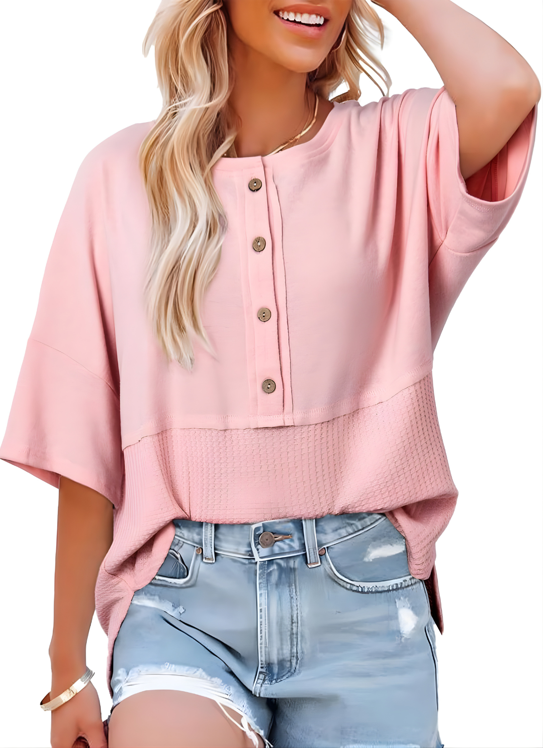 Hazel™ Relaxed Fit Button-Up Shirt