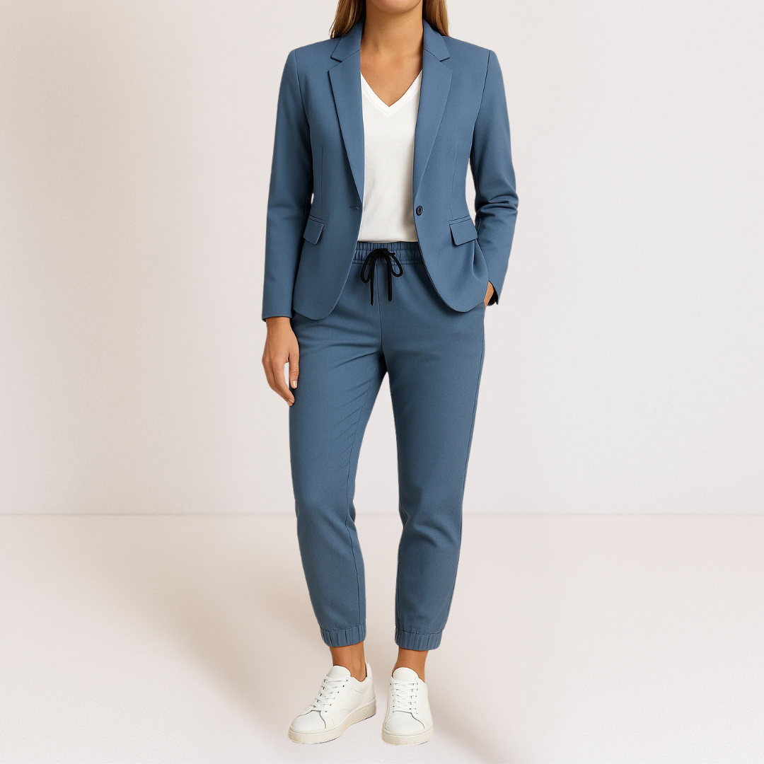 Miley™ Elegant Two-Piece Women's Suit with Tailored Blazer and Pants