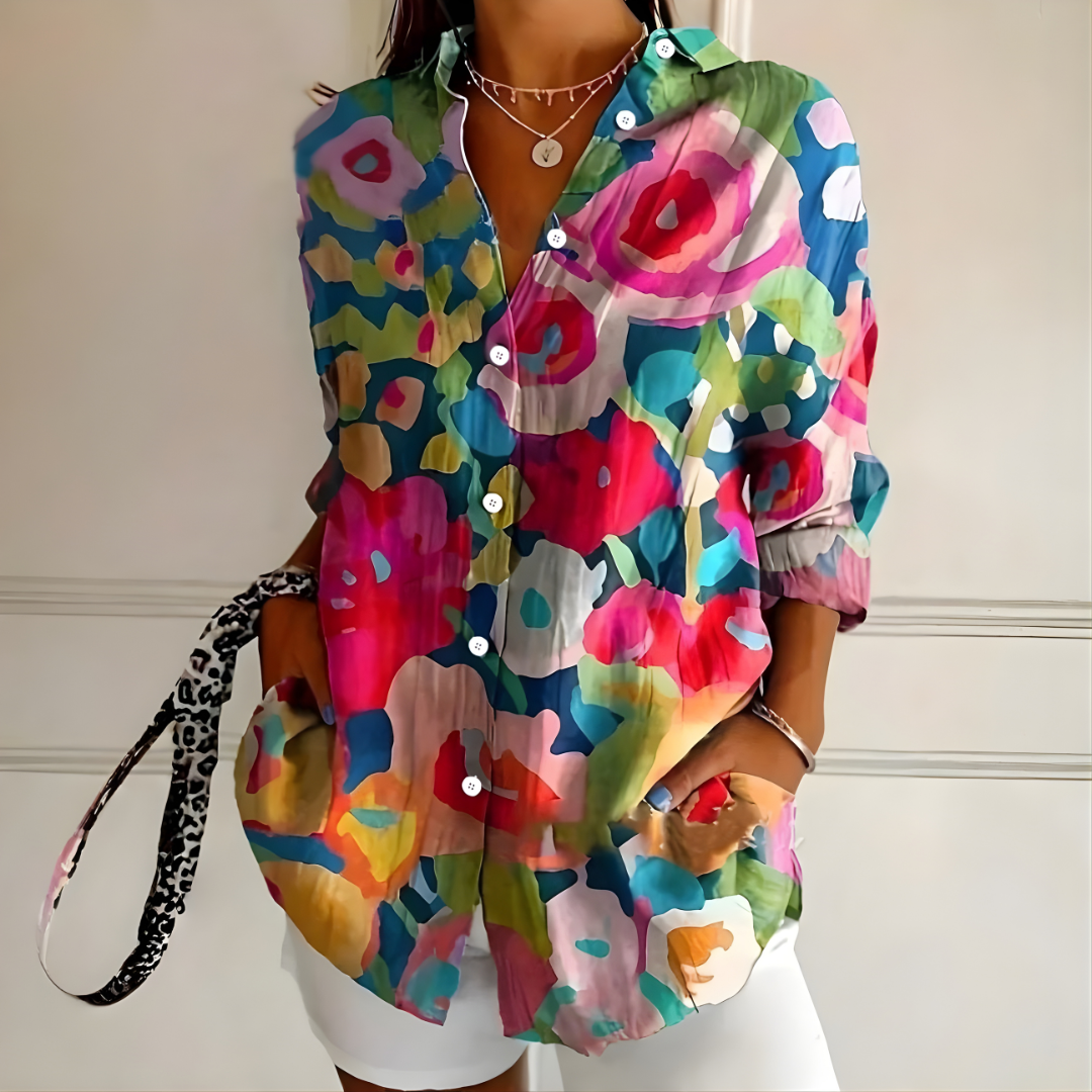 Arleth™ Vibrant Print Blouse