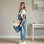 Ariyah™ Vintage Wash Adjustable Utility Jumpsuit